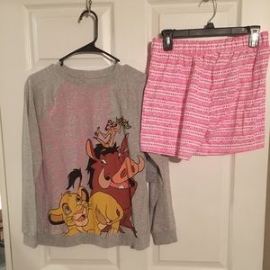 NEW Disney Store Lion King Pajama set